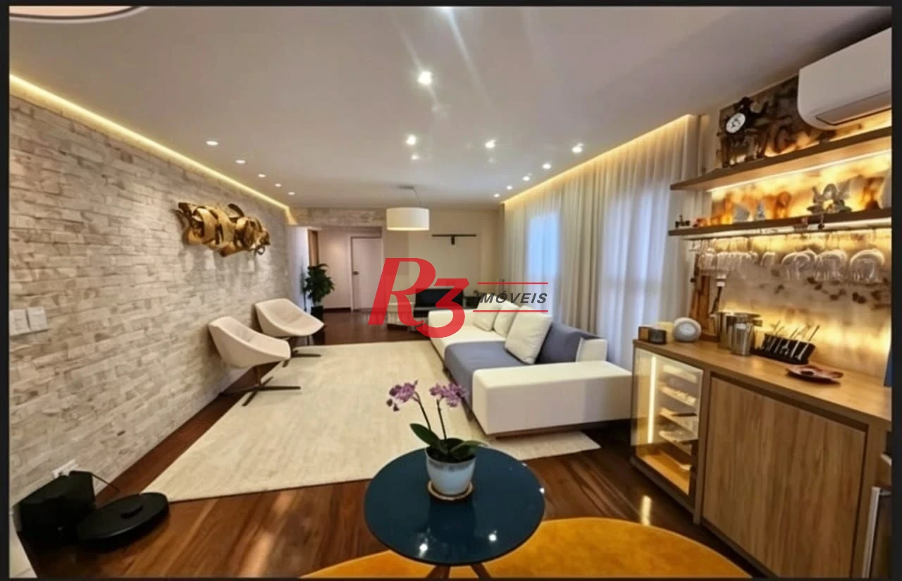 Apartamento com 4 dormitórios à venda, 252 m² - Boqueirão - Santos/SP