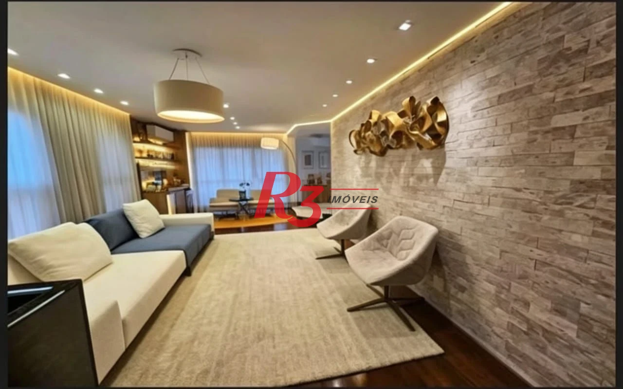 Apartamento com 4 dormitórios à venda, 252 m² - Boqueirão - Santos/SP