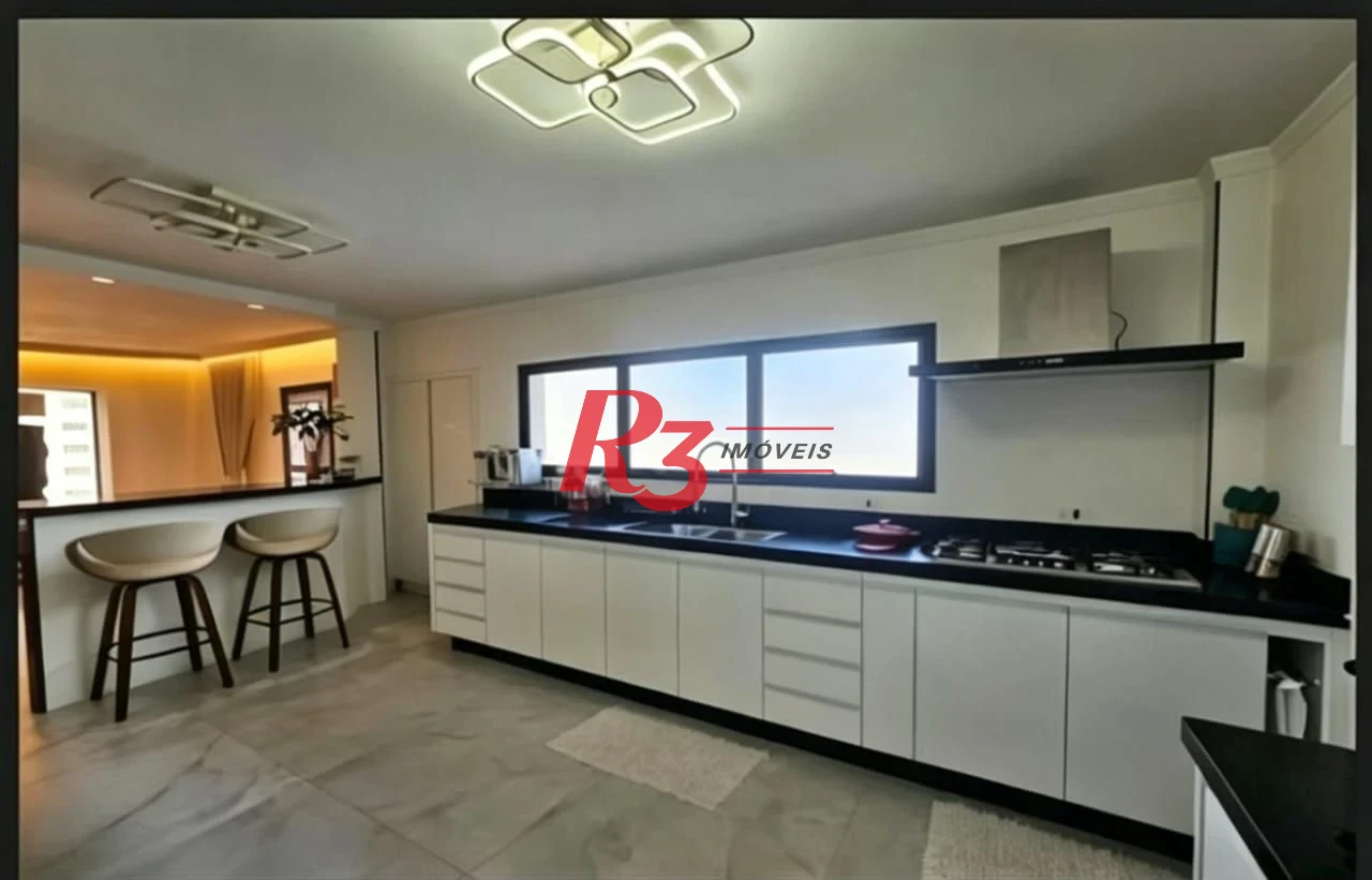 Apartamento com 4 dormitórios à venda, 252 m² - Boqueirão - Santos/SP