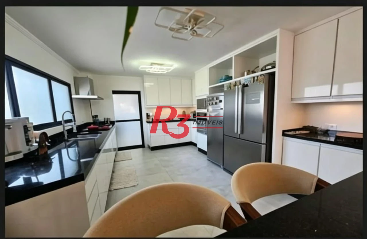Apartamento com 4 dormitórios à venda, 252 m² - Boqueirão - Santos/SP