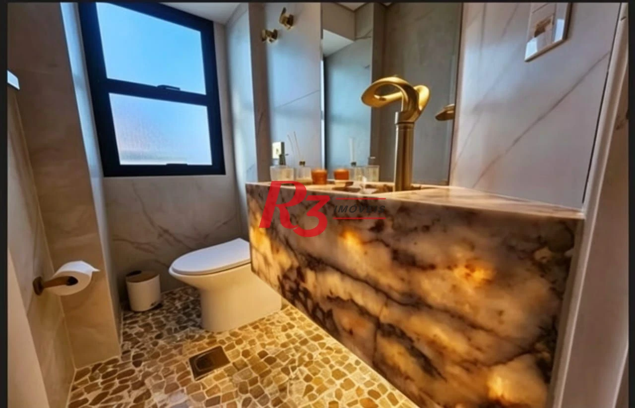 Apartamento com 4 dormitórios à venda, 252 m² - Boqueirão - Santos/SP