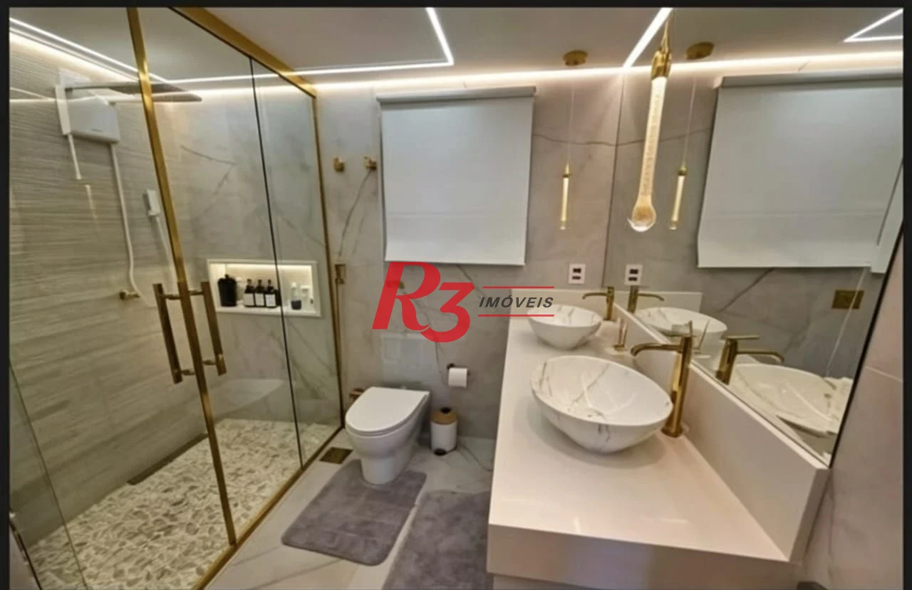 Apartamento com 4 dormitórios à venda, 252 m² - Boqueirão - Santos/SP