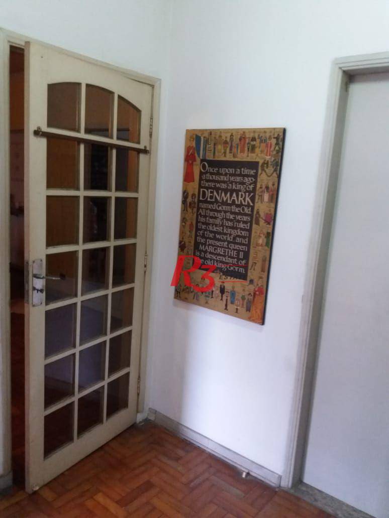 Apartamento com 3 dormitórios para alugar, 160 m² por R$ 4.600,00/mês - José Menino - Santos/SP