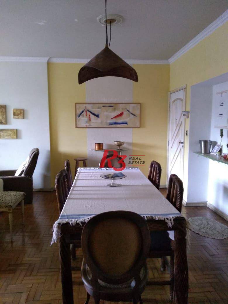 Apartamento com 3 dormitórios para alugar, 160 m² por R$ 4.600,00/mês - José Menino - Santos/SP