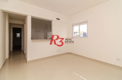 Apartamento Garden com 1 dormitório à venda, 65 m² por R$ 825.000,00 - Boqueirão - Santos/SP