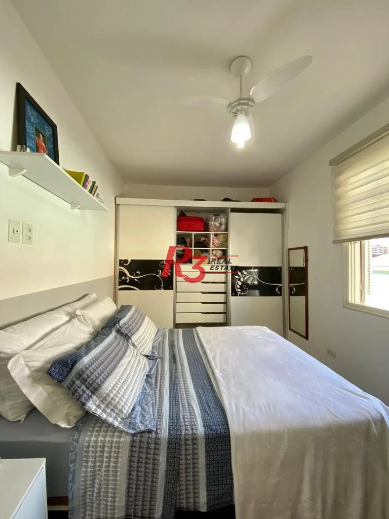 Apartamento com 2 dormitórios à venda, 58 m² - Boqueirão - Santos/SP