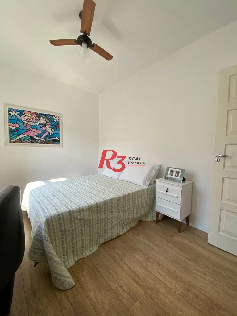 Apartamento com 2 dormitórios à venda, 58 m² - Boqueirão - Santos/SP