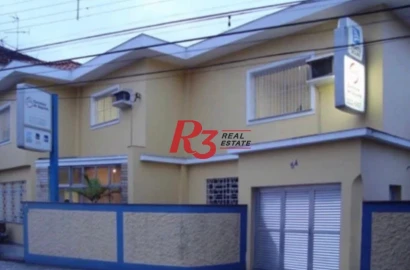 Sobrado com 5 dormitórios à venda, 209 m² - Encruzilhada - Santos/SP