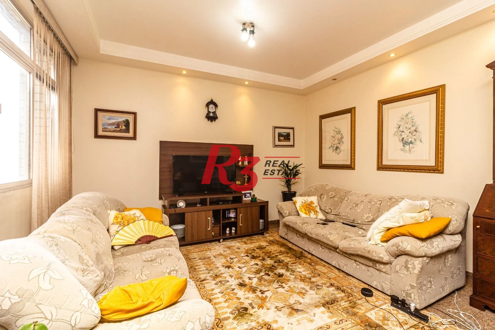 Apartamento com 3 dormitórios à venda, 115 m² - José Menino - Santos/SP