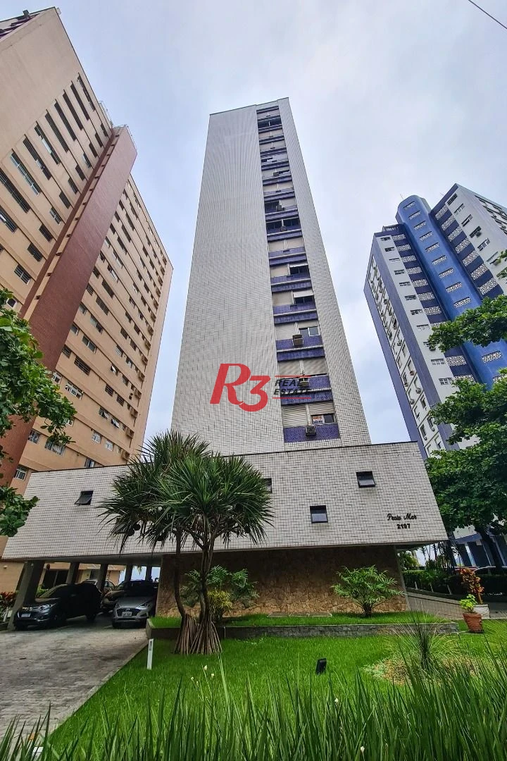 Apartamento com 3 dormitórios à venda, 115 m² - José Menino - Santos/SP