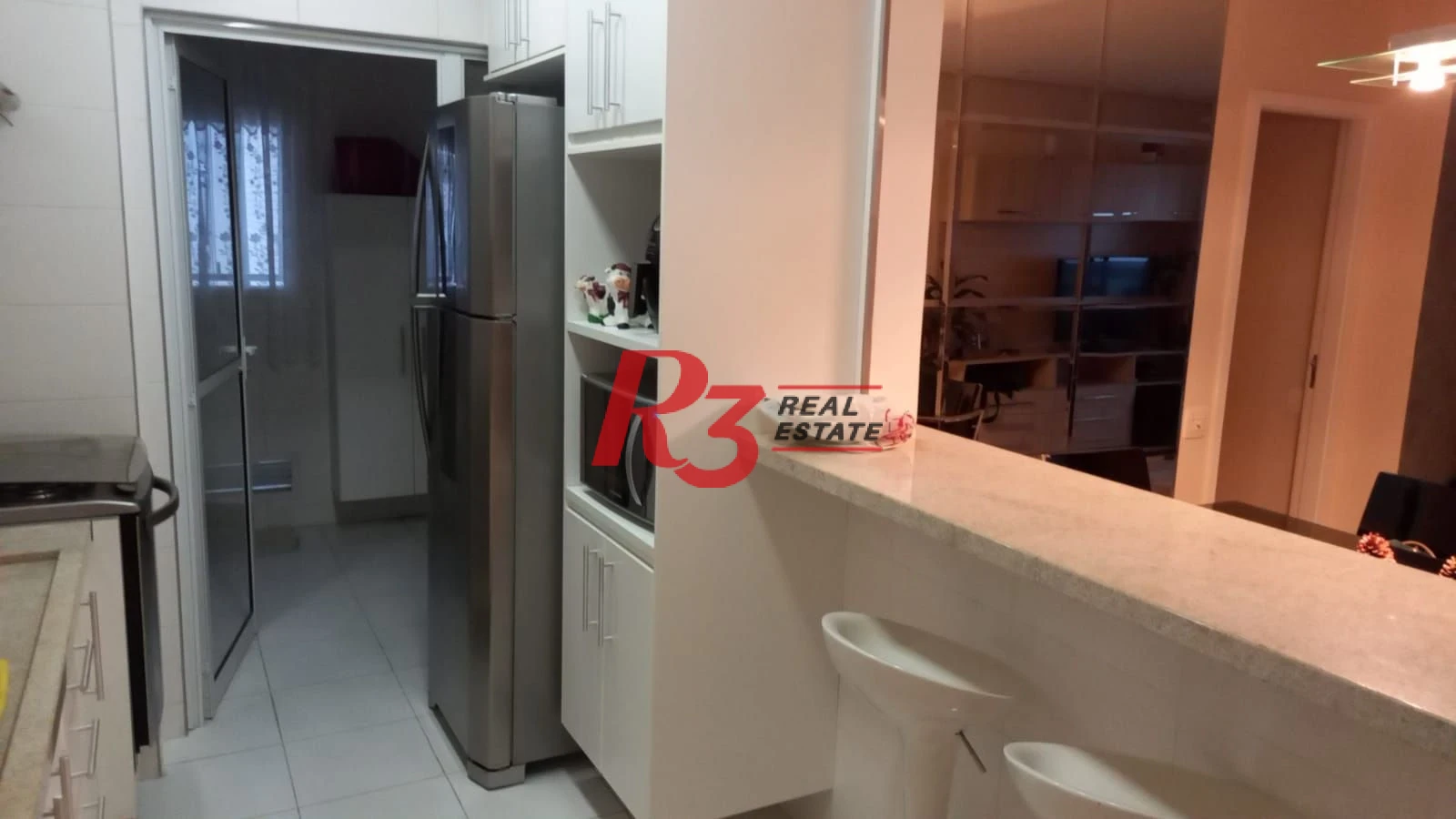 Apartamento com 3 dormitórios para alugar, 101 m² por R$ 8.100,00/mês - José Menino - Santos/SP