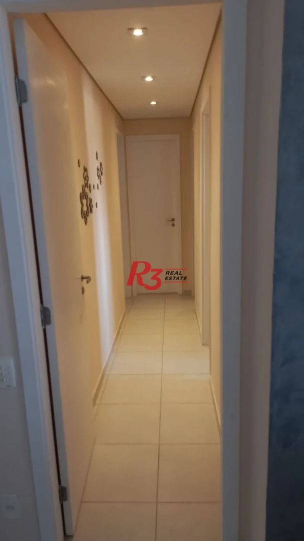Apartamento com 3 dormitórios para alugar, 101 m² por R$ 8.100,00/mês - José Menino - Santos/SP