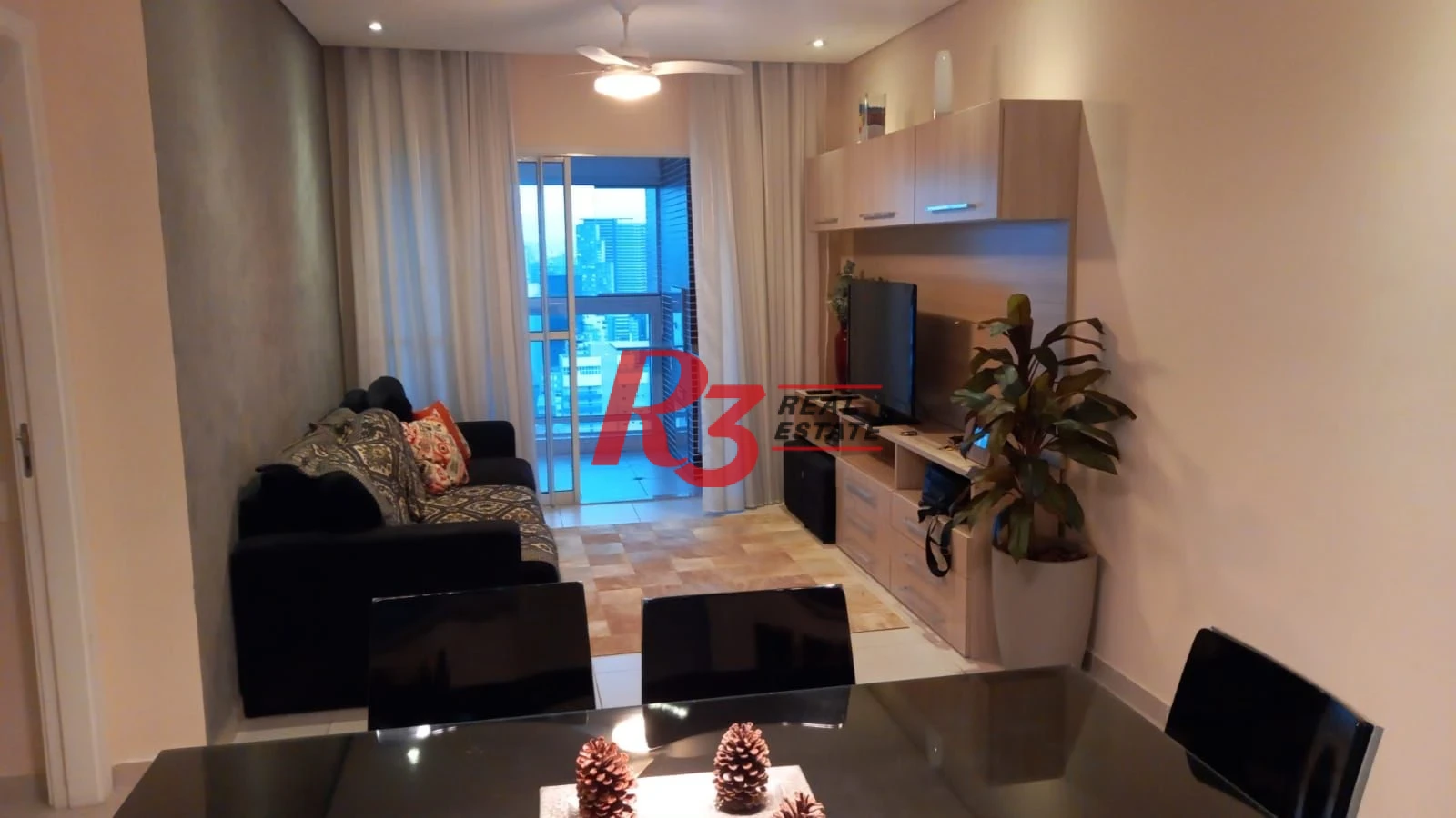 Apartamento com 3 dormitórios para alugar, 101 m² por R$ 8.100,00/mês - José Menino - Santos/SP