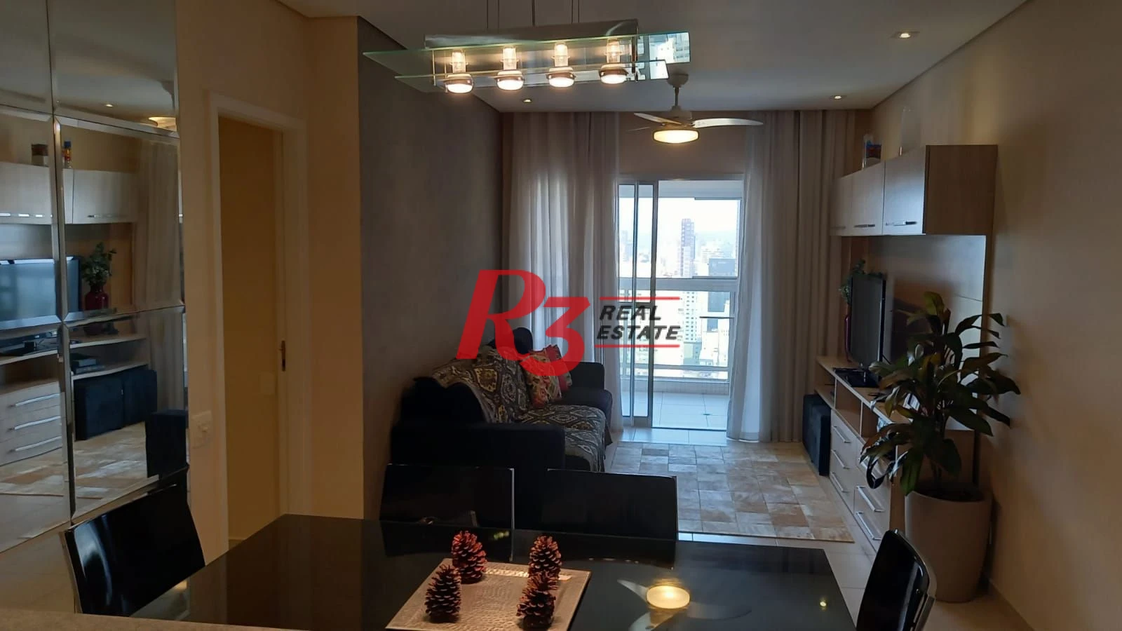 Apartamento com 3 dormitórios para alugar, 101 m² por R$ 8.100,00/mês - José Menino - Santos/SP