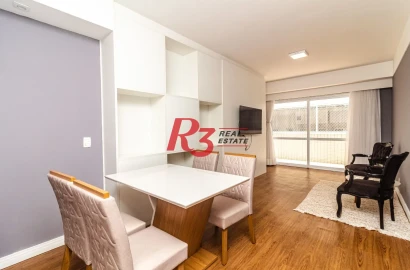 Apartamento à venda, 70 m² por R$ 730.000,00 - Gonzaga - Santos/SP