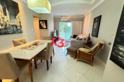 Apartamento com 2 dormitórios à venda, 87 m² por R$ 920.000,00 - Gonzaga - Santos/SP