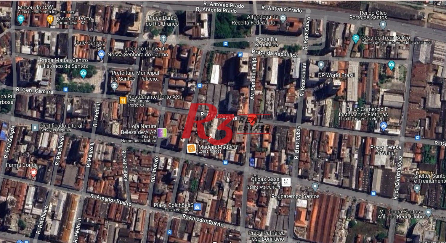 Terreno à venda, 1008 m² por R$ 3.800.000,00 - Centro - Santos/SP