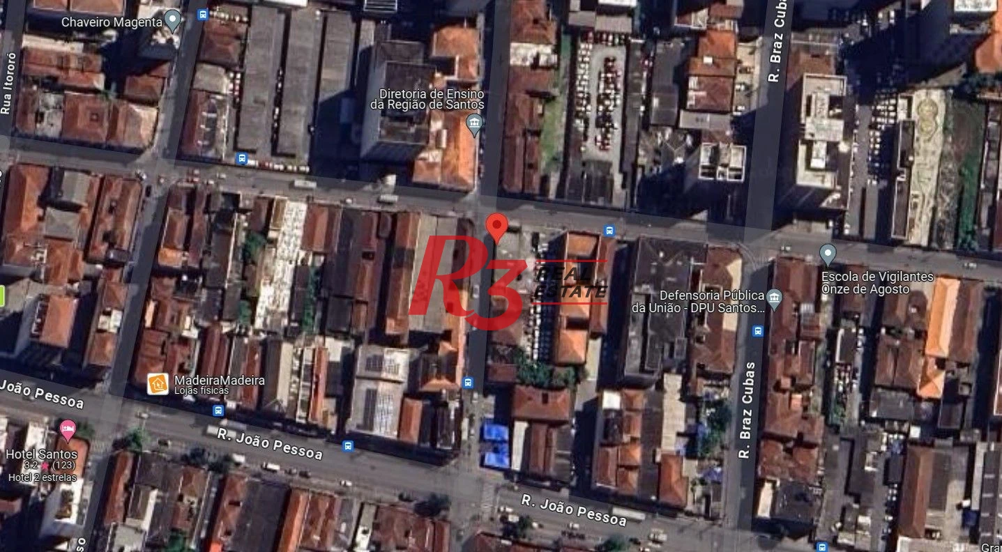 Terreno à venda, 1008 m² por R$ 3.800.000,00 - Centro - Santos/SP
