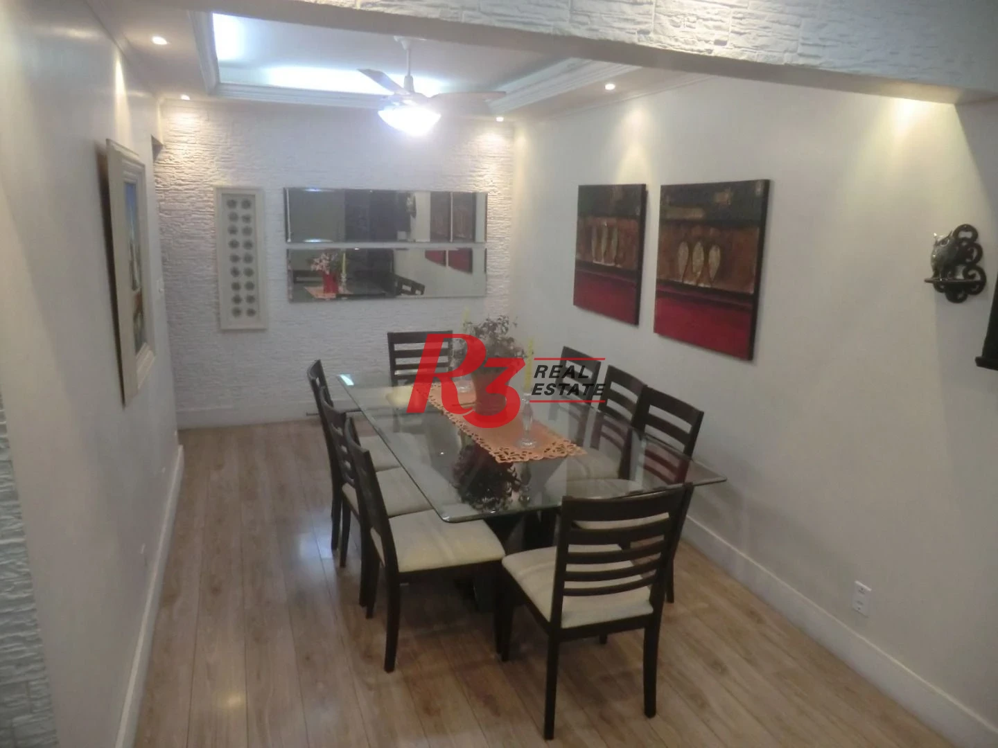 Apartamento com 3 dormitórios à venda, 128 m² - Aparecida - Santos/SP