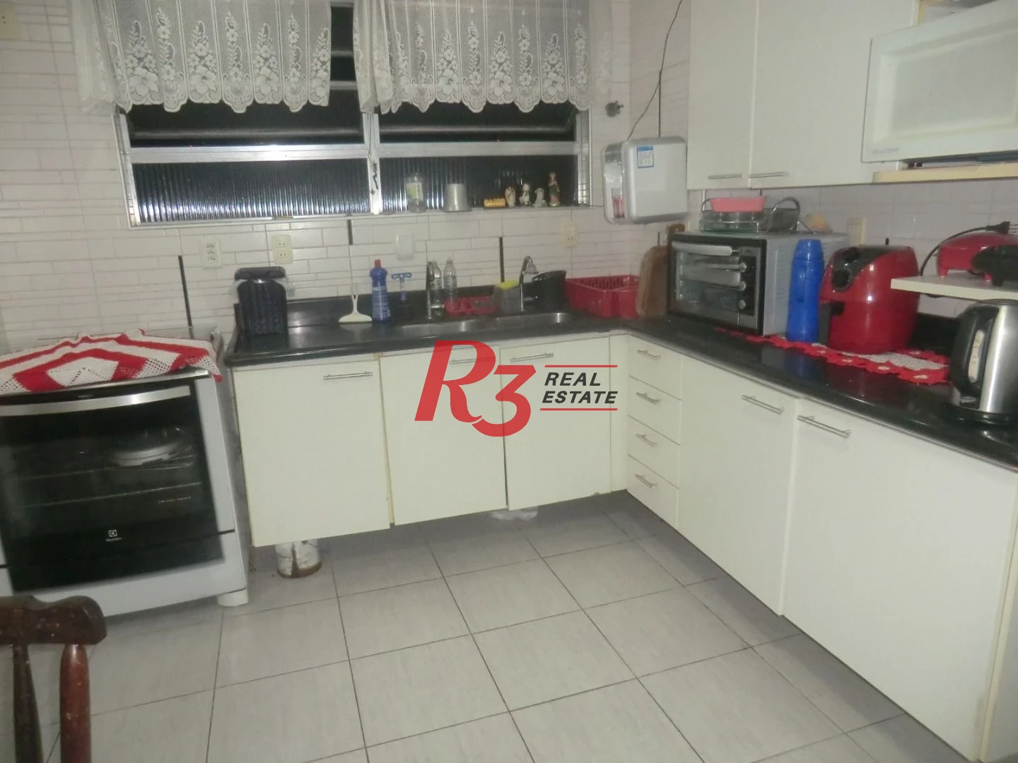 Apartamento com 3 dormitórios à venda, 128 m² - Aparecida - Santos/SP