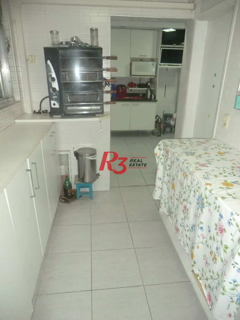 Apartamento com 3 dormitórios à venda, 128 m² - Aparecida - Santos/SP