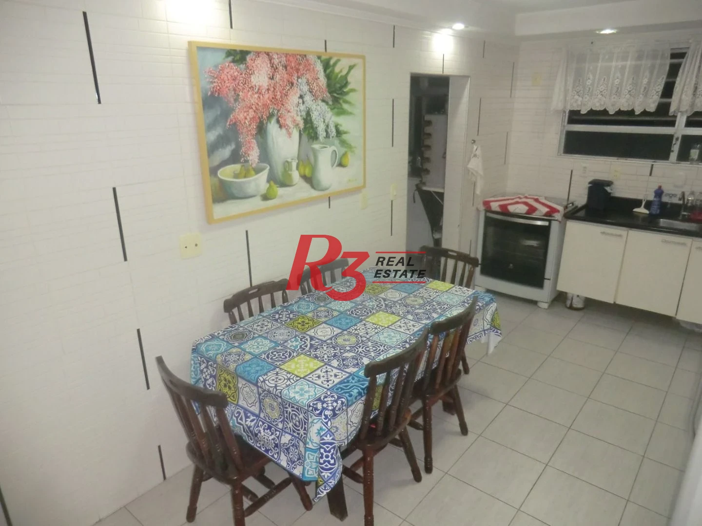 Apartamento com 3 dormitórios à venda, 128 m² - Aparecida - Santos/SP
