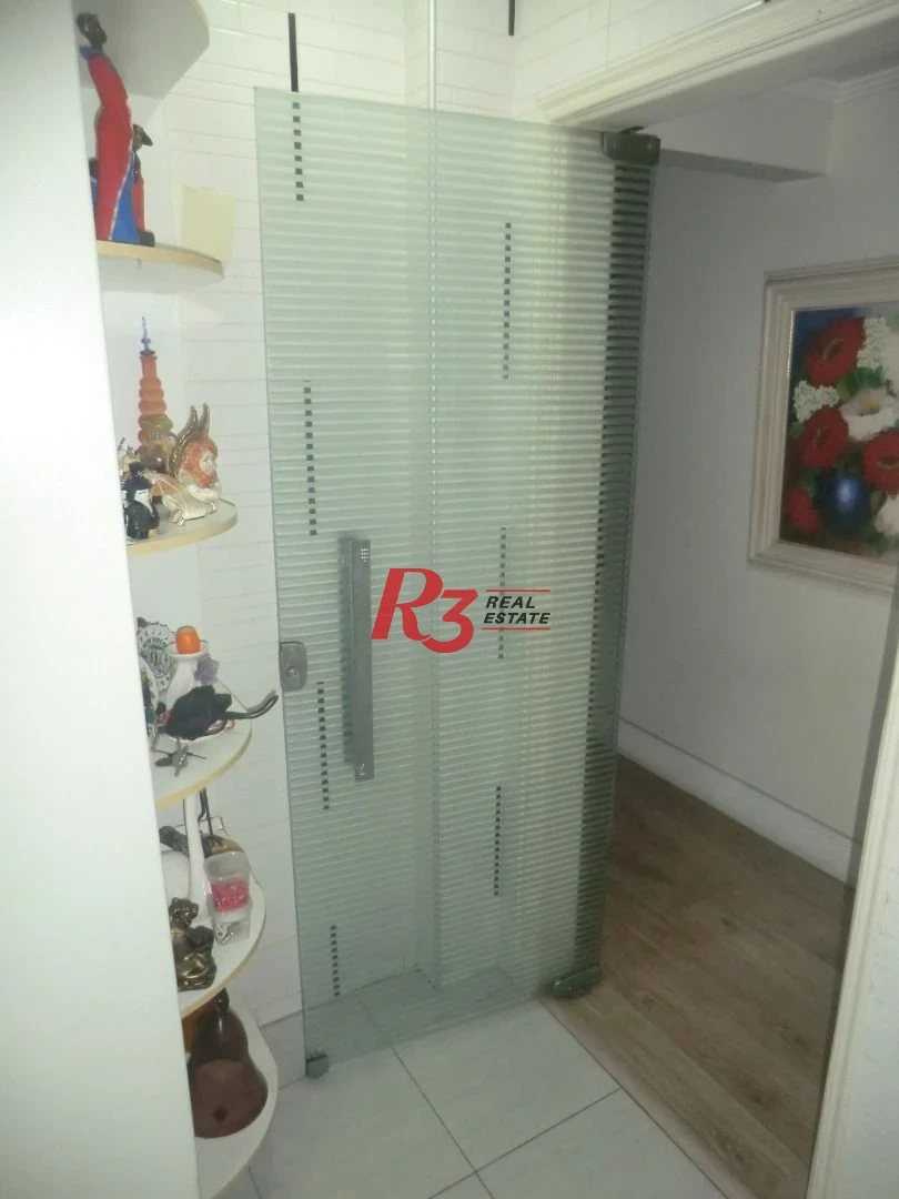 Apartamento com 3 dormitórios à venda, 128 m² - Aparecida - Santos/SP