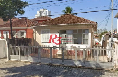 Terreno à venda, 400 m² por R$ 1.400.000,00 - Vila Belmiro - Santos/SP