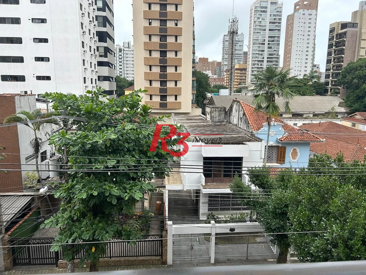 Apartamento com 3 dormitórios para alugar, 188 m² por R$ 6.500,02/mês - Gonzaga - Santos/SP