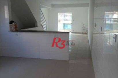 Sobrado com 3 dormitórios à venda, 183 m² - Encruzilhada - Santos/SP