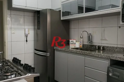 Apartamento com 2 dormitórios à venda, 87 m² por R$ 520.000,00 - Boqueirão - Santos/SP