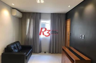 Apartamento com 2 dormitórios à venda, 78 m² - Boqueirão - Santos/SP