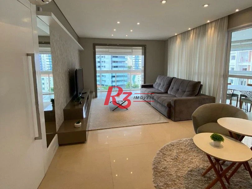 Apartamento com 4 dormitórios à venda, 186 m² por R$ 2.200.000,00 - Ponta da Praia - Santos/SP