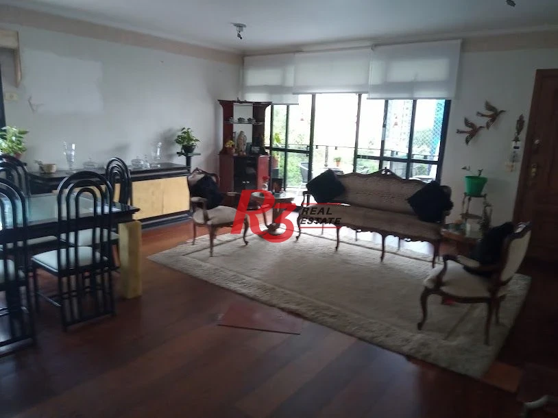 Apartamento com 3 dormitórios à venda, 181 m² - Boqueirão - Santos/SP