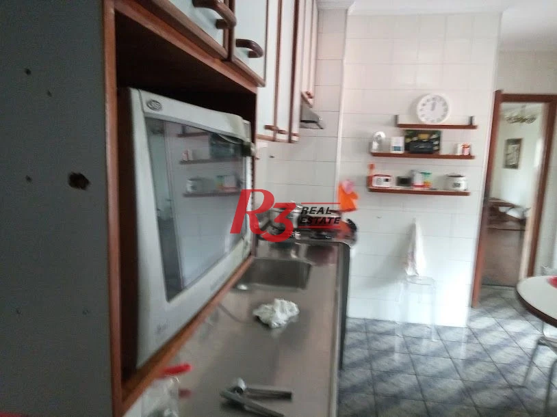 Apartamento com 3 dormitórios à venda, 181 m² - Boqueirão - Santos/SP