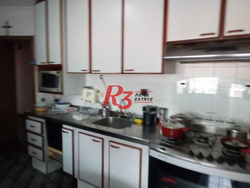 Apartamento com 3 dormitórios à venda, 181 m² - Boqueirão - Santos/SP
