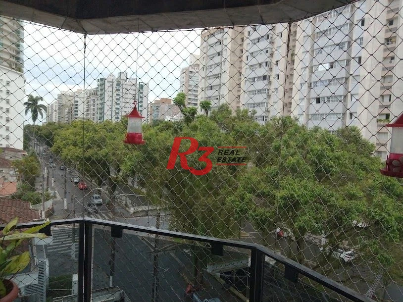 Apartamento com 3 dormitórios à venda, 181 m² - Boqueirão - Santos/SP