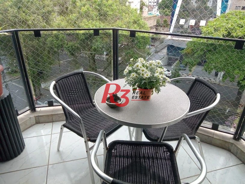 Apartamento com 3 dormitórios à venda, 181 m² - Boqueirão - Santos/SP