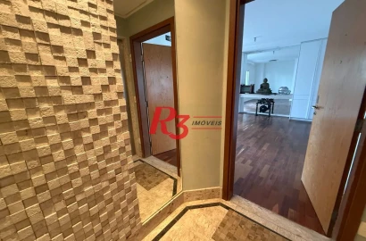 Apartamento com 4 dormitórios para alugar, 160 m² por R$ 12.632,00/mês - Boqueirão - Santos/SP