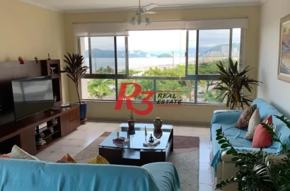 Apartamento com 3 dormitórios à venda, 180 m² por R$ 2.660.000,00 - Boqueirão - Santos/SP