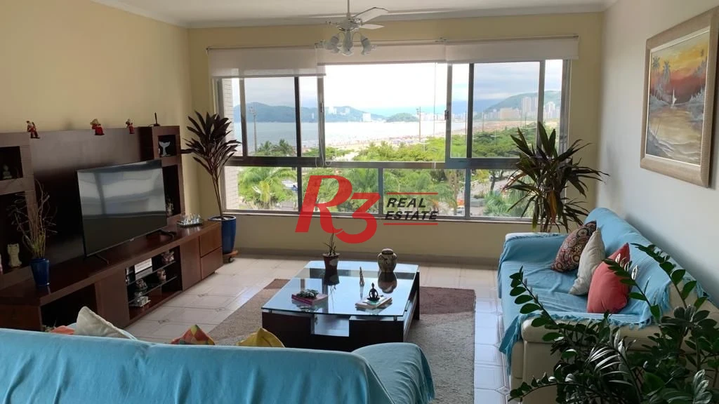 Apartamento com 3 dormitórios à venda, 194 m² por R$ 2.200.000,00 - Boqueirão - Santos/SP