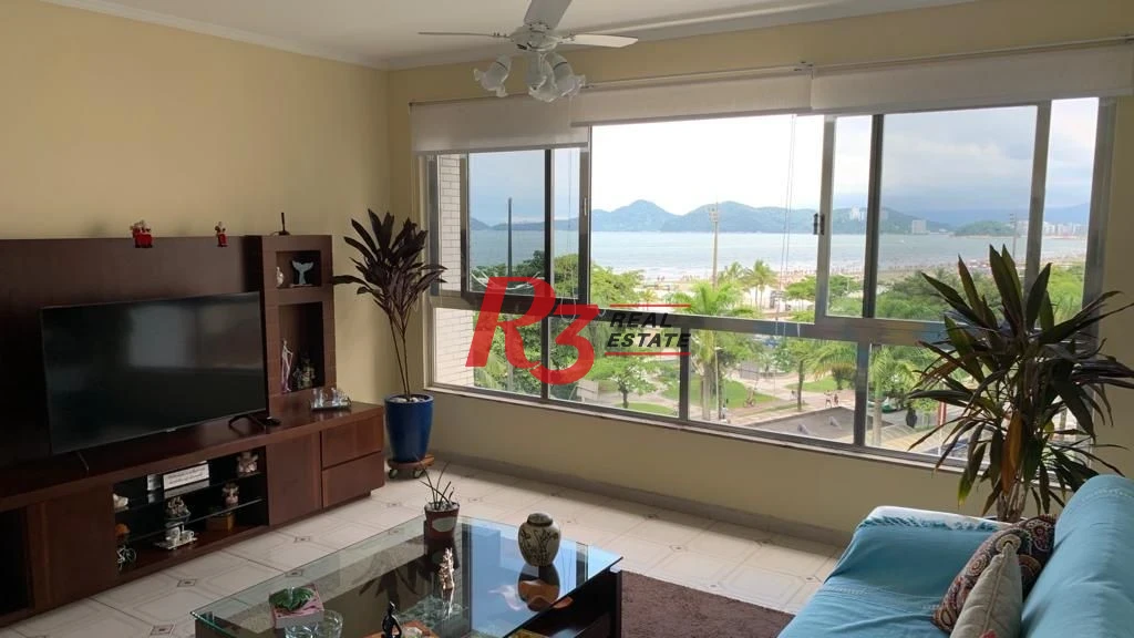 Apartamento com 3 dormitórios à venda, 194 m² por R$ 2.200.000,00 - Boqueirão - Santos/SP