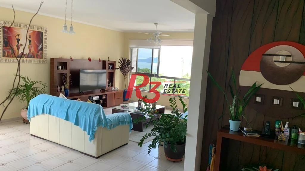 Apartamento com 3 dormitórios à venda, 194 m² por R$ 2.200.000,00 - Boqueirão - Santos/SP