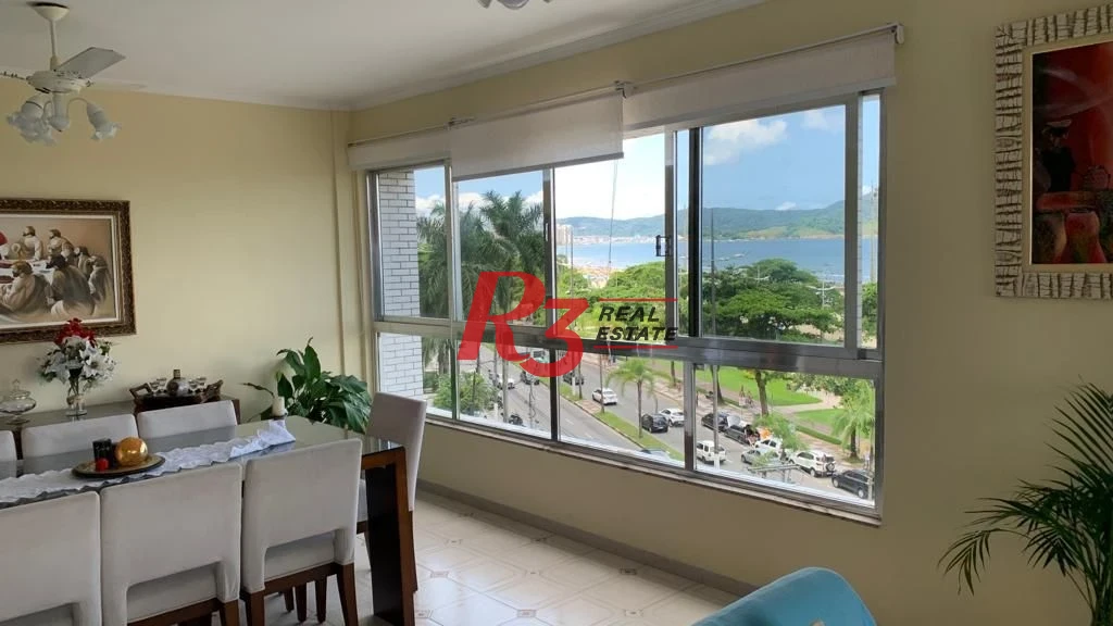 Apartamento com 3 dormitórios à venda, 194 m² por R$ 2.200.000,00 - Boqueirão - Santos/SP