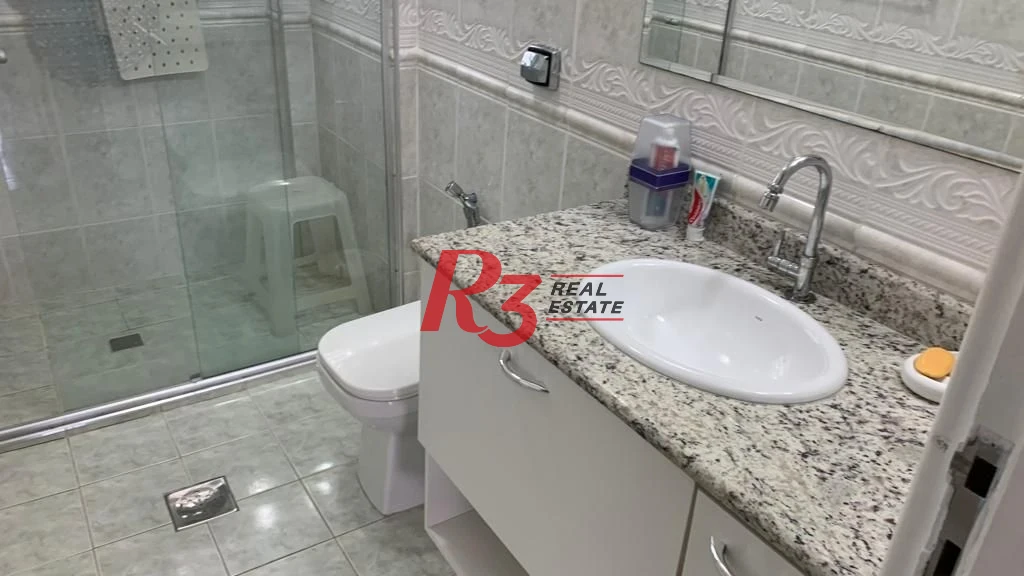 Apartamento com 3 dormitórios à venda, 194 m² por R$ 2.200.000,00 - Boqueirão - Santos/SP