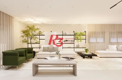 Apartamento com 4 dormitórios à venda, 291 m² por R$ 3.490.000,00 - Boqueirão - Santos/SP