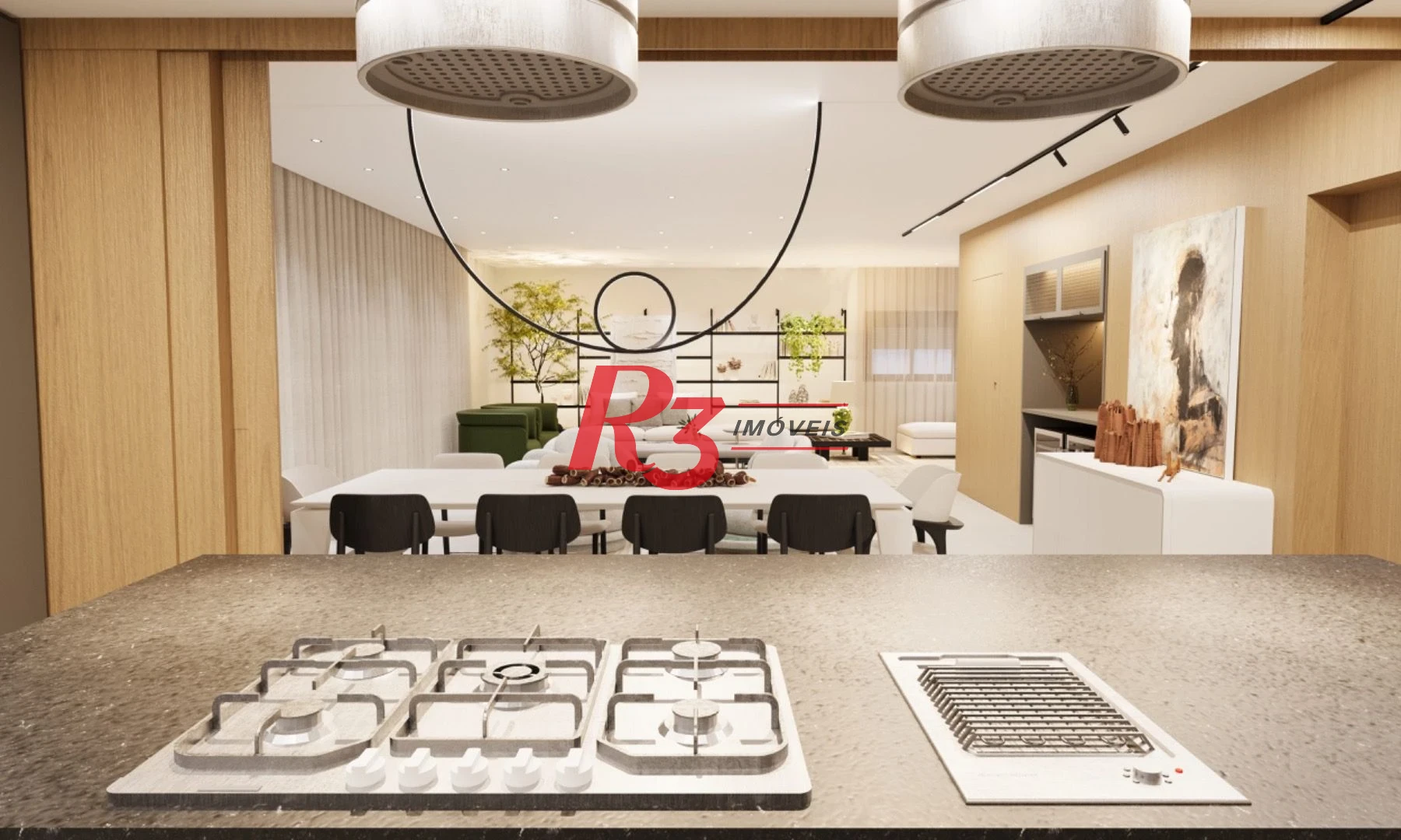Apartamento com 4 dormitórios à venda, 291 m² por R$ 3.490.000,00 - Boqueirão - Santos/SP