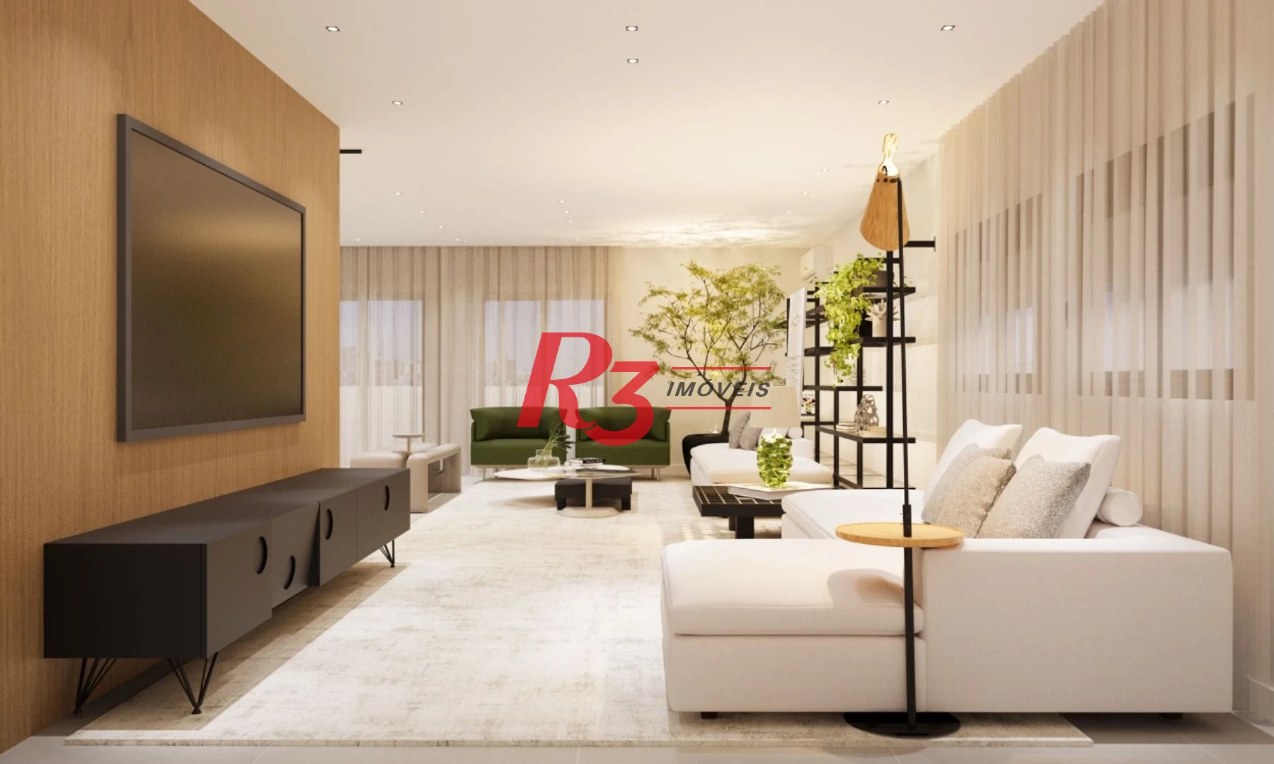 Apartamento com 4 dormitórios à venda, 291 m² por R$ 3.490.000,00 - Boqueirão - Santos/SP
