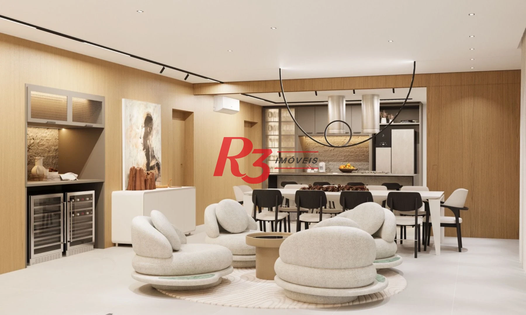 Apartamento com 4 dormitórios à venda, 291 m² por R$ 3.490.000,00 - Boqueirão - Santos/SP