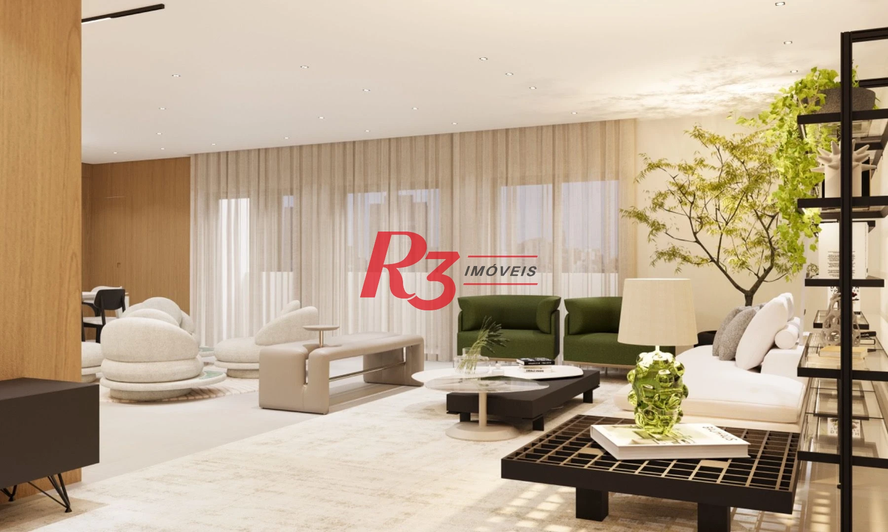 Apartamento com 4 dormitórios à venda, 291 m² por R$ 3.490.000,00 - Boqueirão - Santos/SP